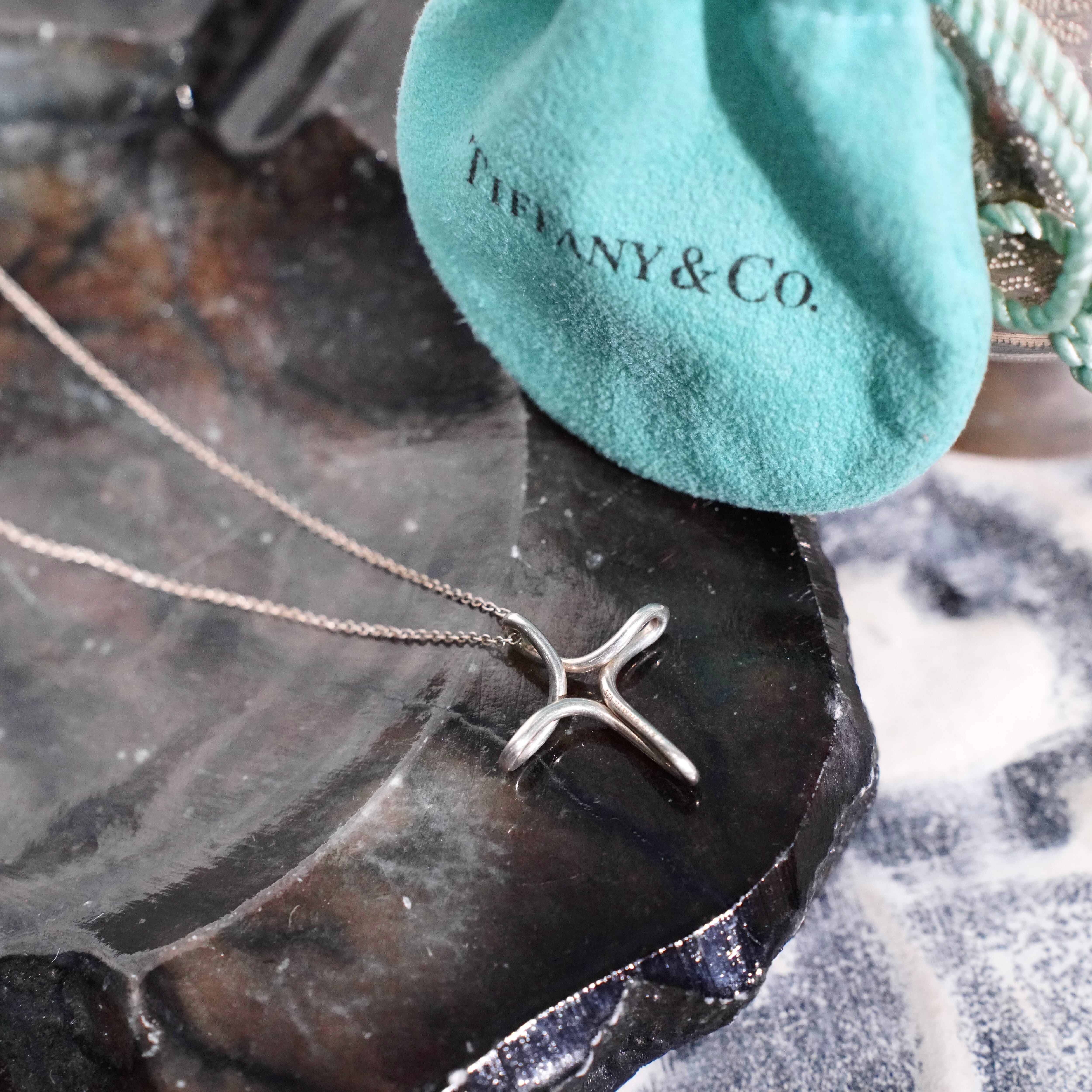 TIFFANY ティファニー　ネックレス インフィニティクロス 社外チェーン TIFFANY&Co. CROSS DESIGN CHAIN NECKLACE/ティファニーインフィニティ