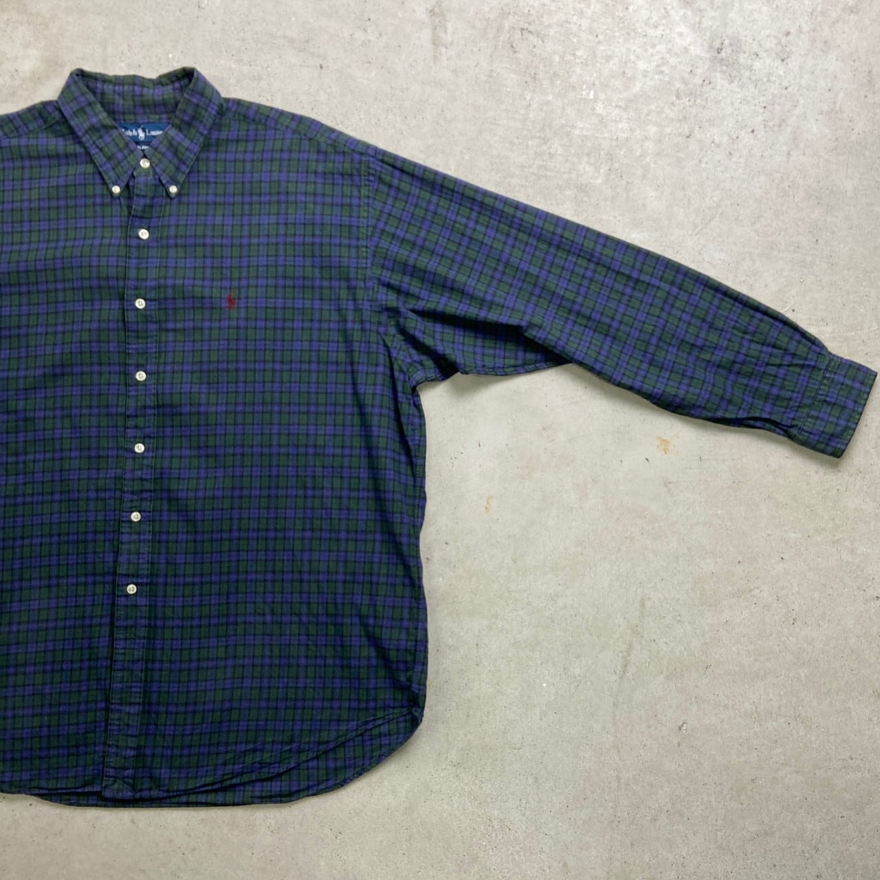 90年代 Ralph Lauren ラルフローレン BLAKE 長袖 チェックシャツ