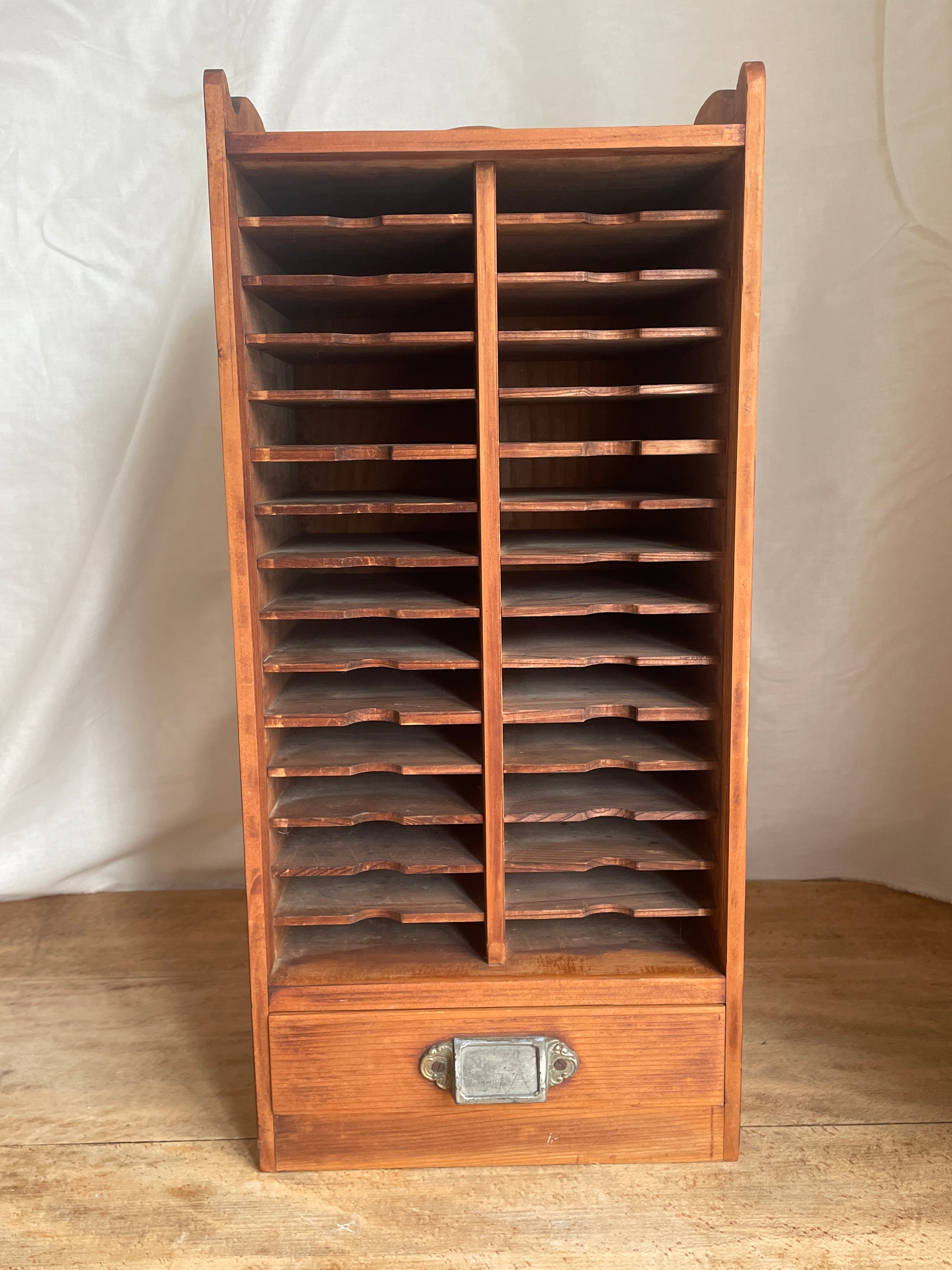 古道具 ポストカード 棚