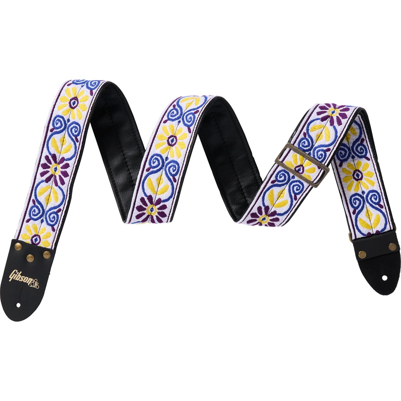Gibson The Sunflower Guitar Strap [ASVS-WHT] (White)