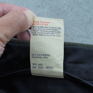 DOCKERS Dress Slacks olive gray [W36L30.5相当] 古着