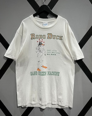 【X VINTAGE】90’s “Rose Bowl” Robo Duck Graphic Vintage T-Shirt