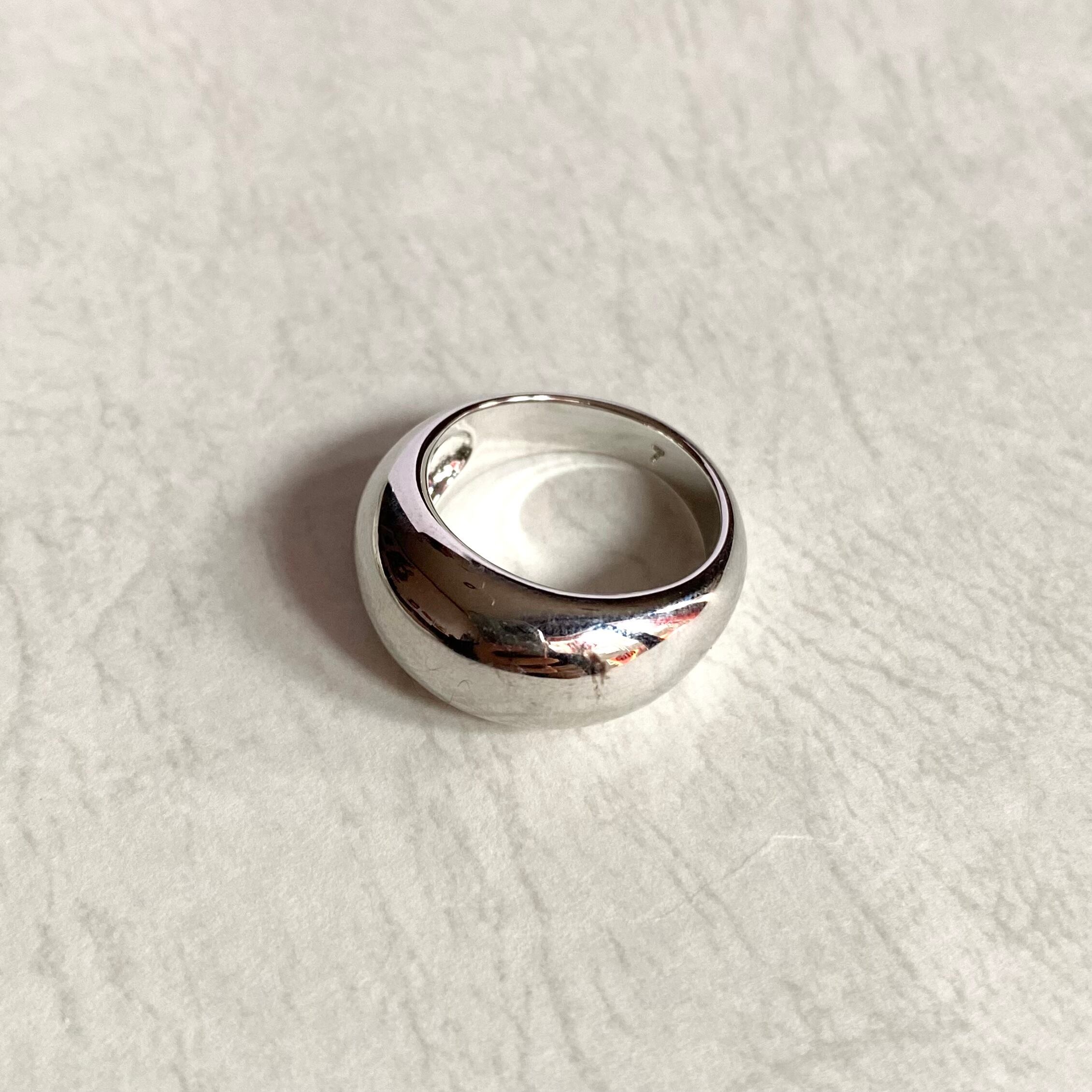 Moon ring + silver