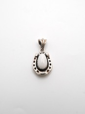 white stone pendant