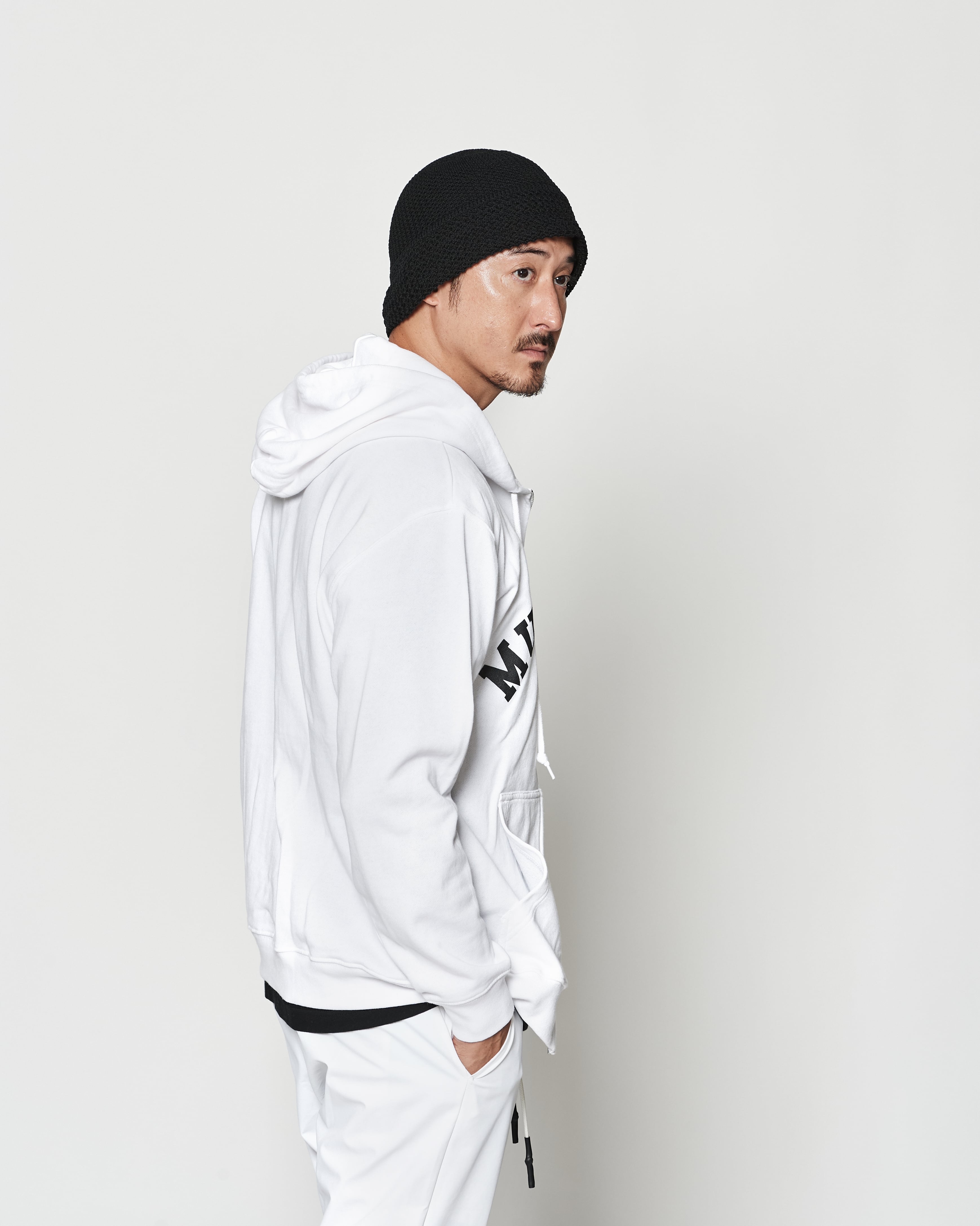 muta MARINE × ACANTHUS アーチロゴ ジップアップ パーカー | ACANTHUS