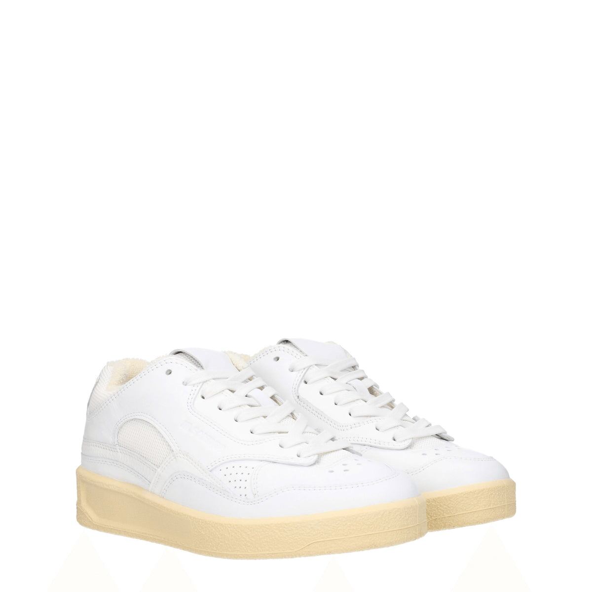 【新品】JIL SANDER ジルサンダー レディース スニーカー レザー ホワイト WS0006P4869100