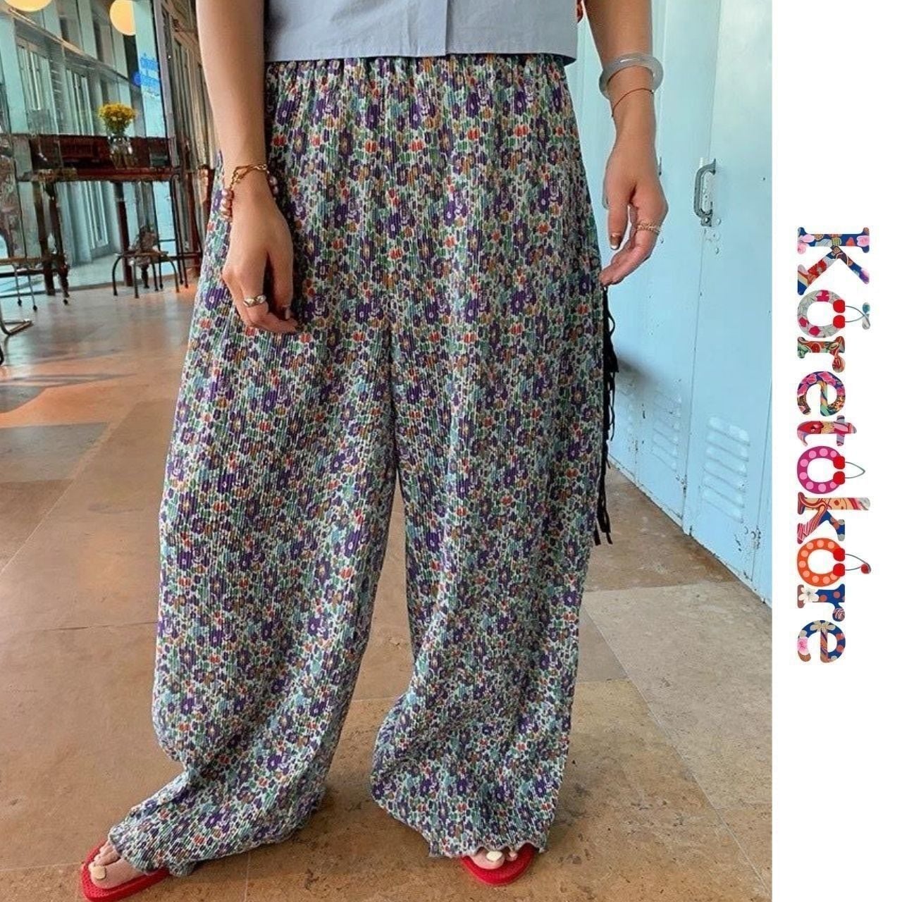 Bloom Pleats Easy Pants A1124