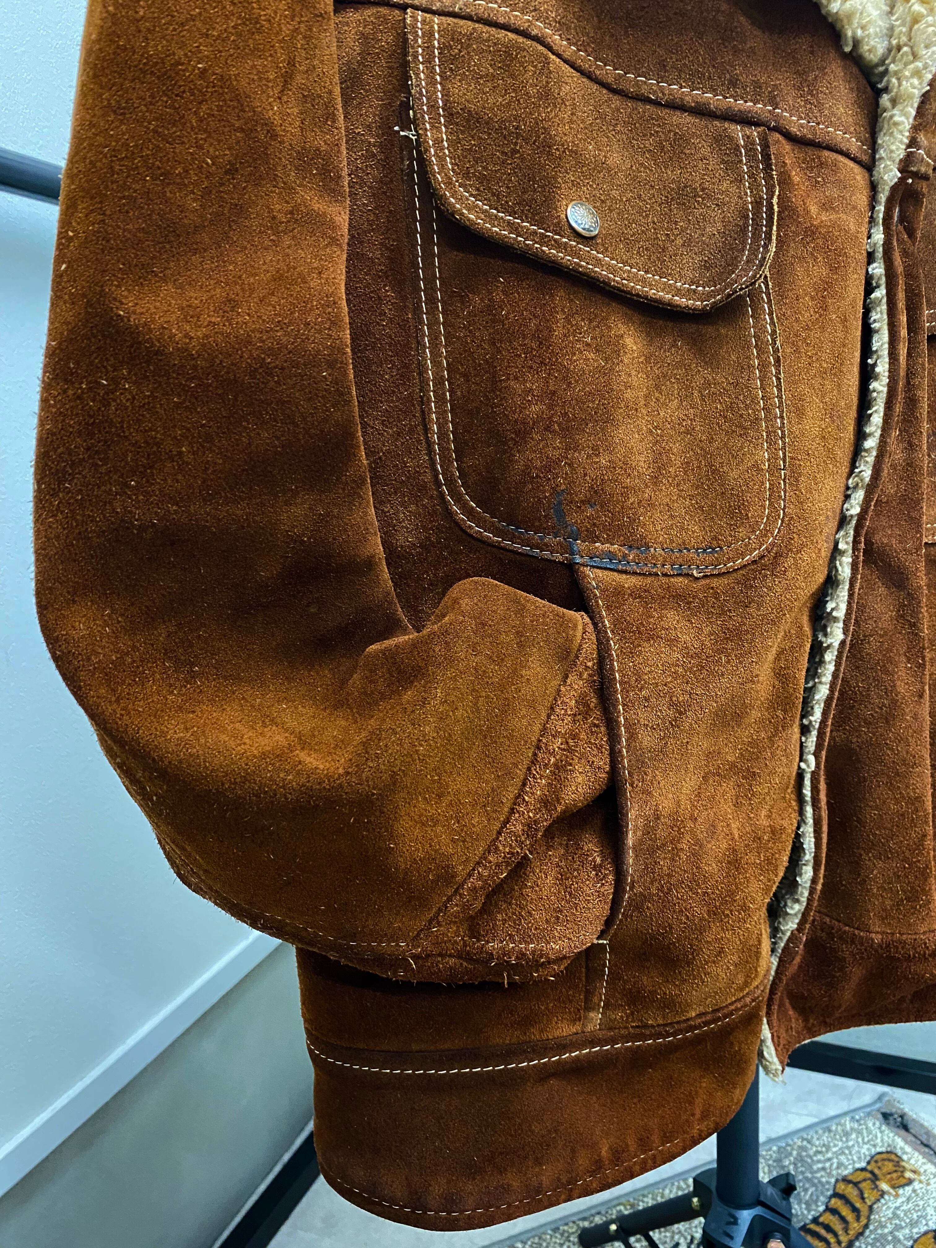 70sVintage JCPenny Suede Leather Ranch Jacket/L | ACIDHOUSE