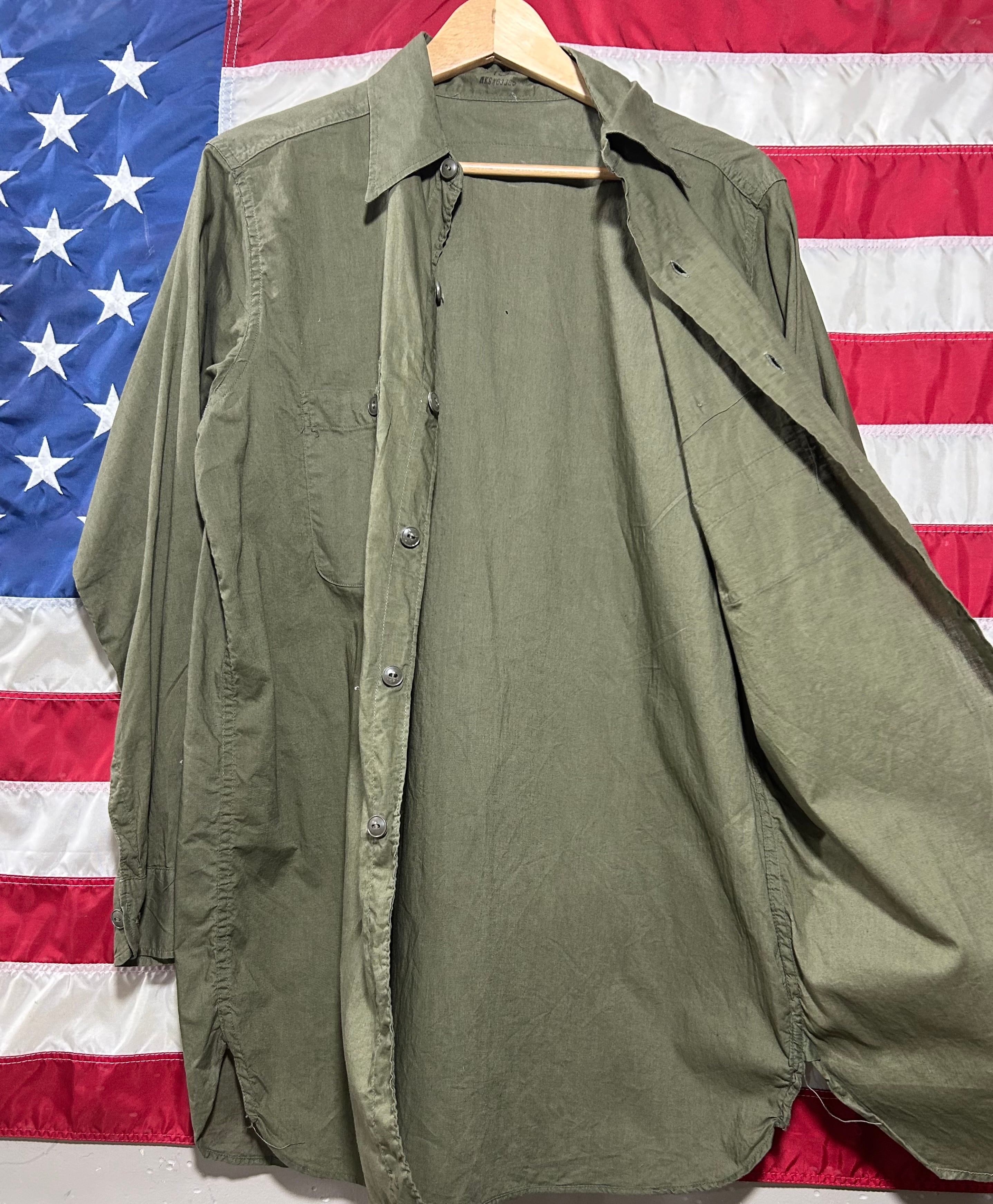 RARE 40s US NAVY海軍 RARE N-3 Poplin ポプリンシャツ | BaseEXCHANGE