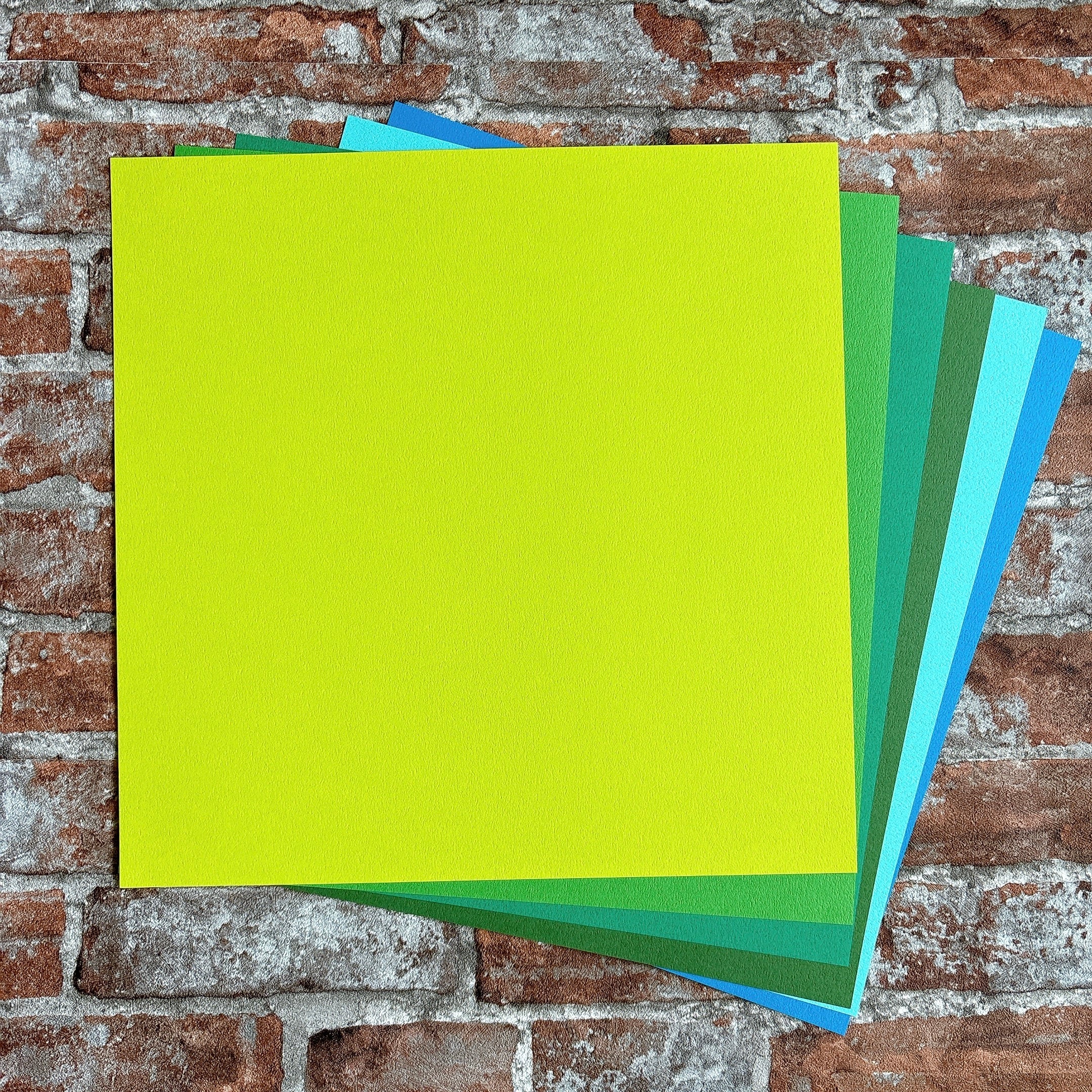 【6色12枚】　penpen paper タント紙 12インチ｜厚口130kg・Cricut対応　