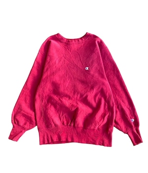 Vintage 90s L Champion reverse weave sweatshirt -Red-