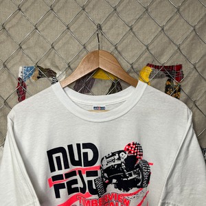 JERZEES   半袖Tシャツ　メンズM相当　白　古着　メンズ　レディース