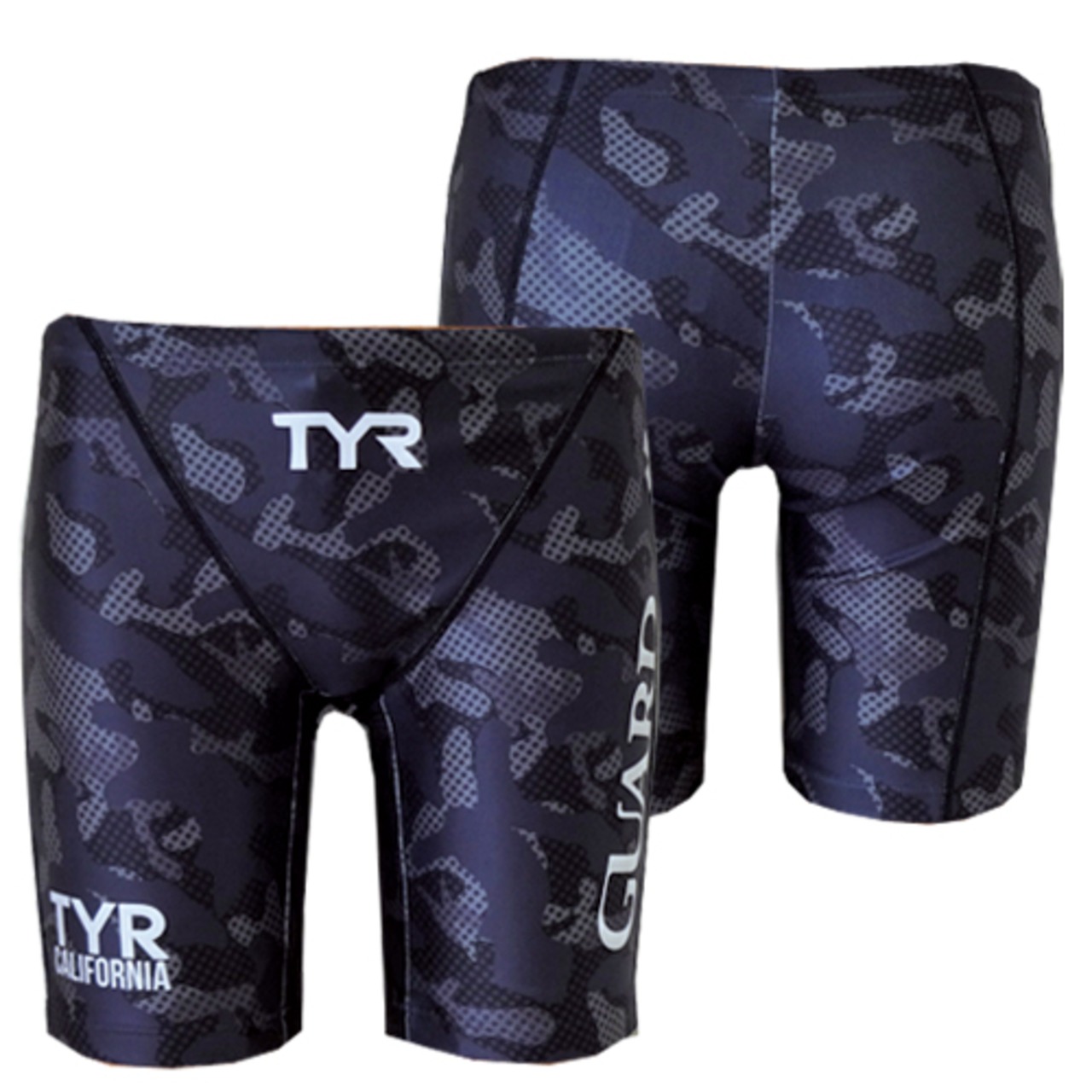 TYR×GUARD　メンズ水着　ジャマー ハーフパンツ　カモフラ jgad1-17m 競泳 ブランド トライアスロン レスキュー