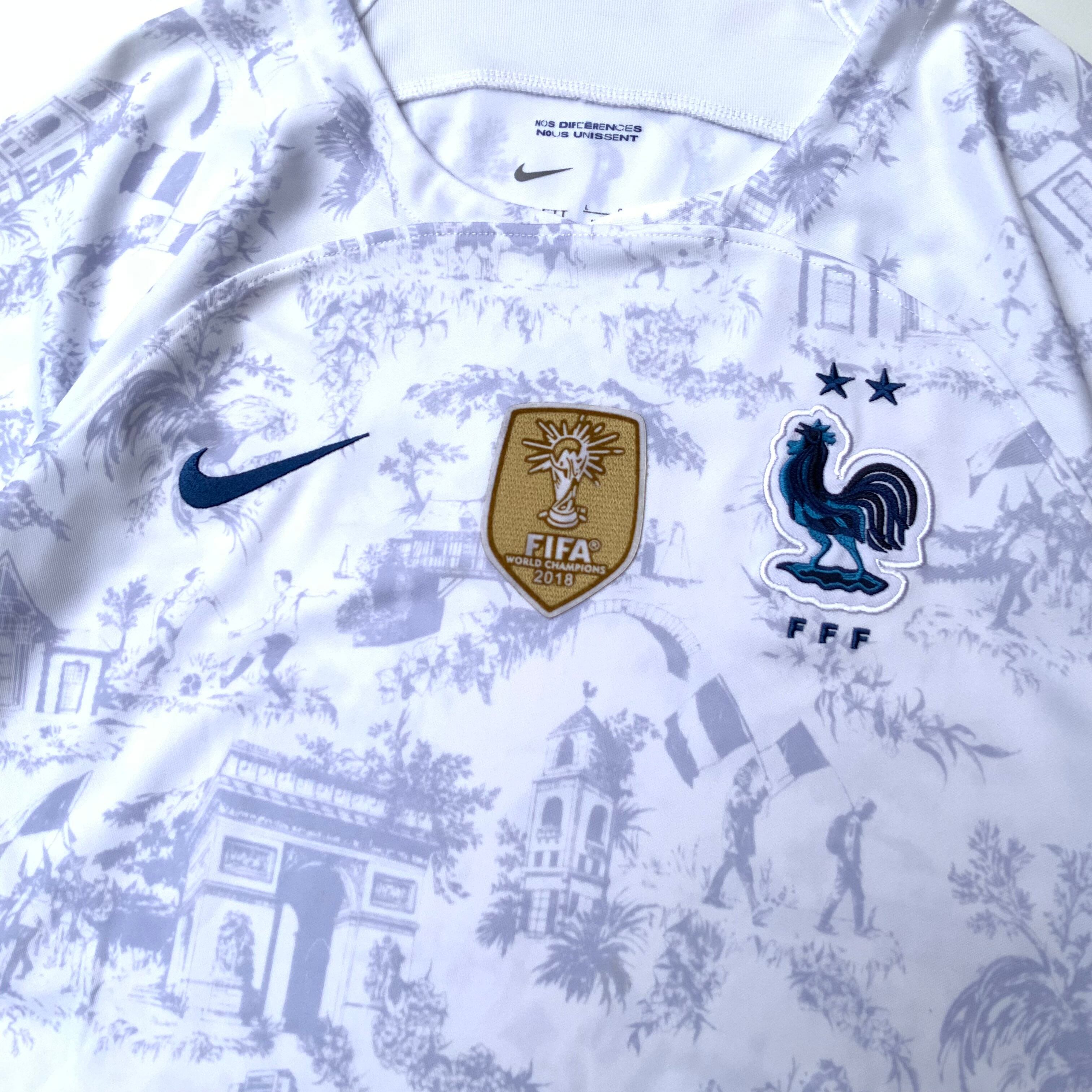 Nike フランス代表 アウェイ　トワルドジュイ柄 シャツ NIKE “France 22-23 Away S/S Game Shirts” 00s フランス代表 ナイキ