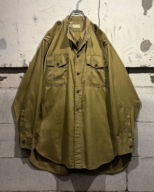 【Caka otto】40's Australian Army Vintage Cotton Drill Shirt