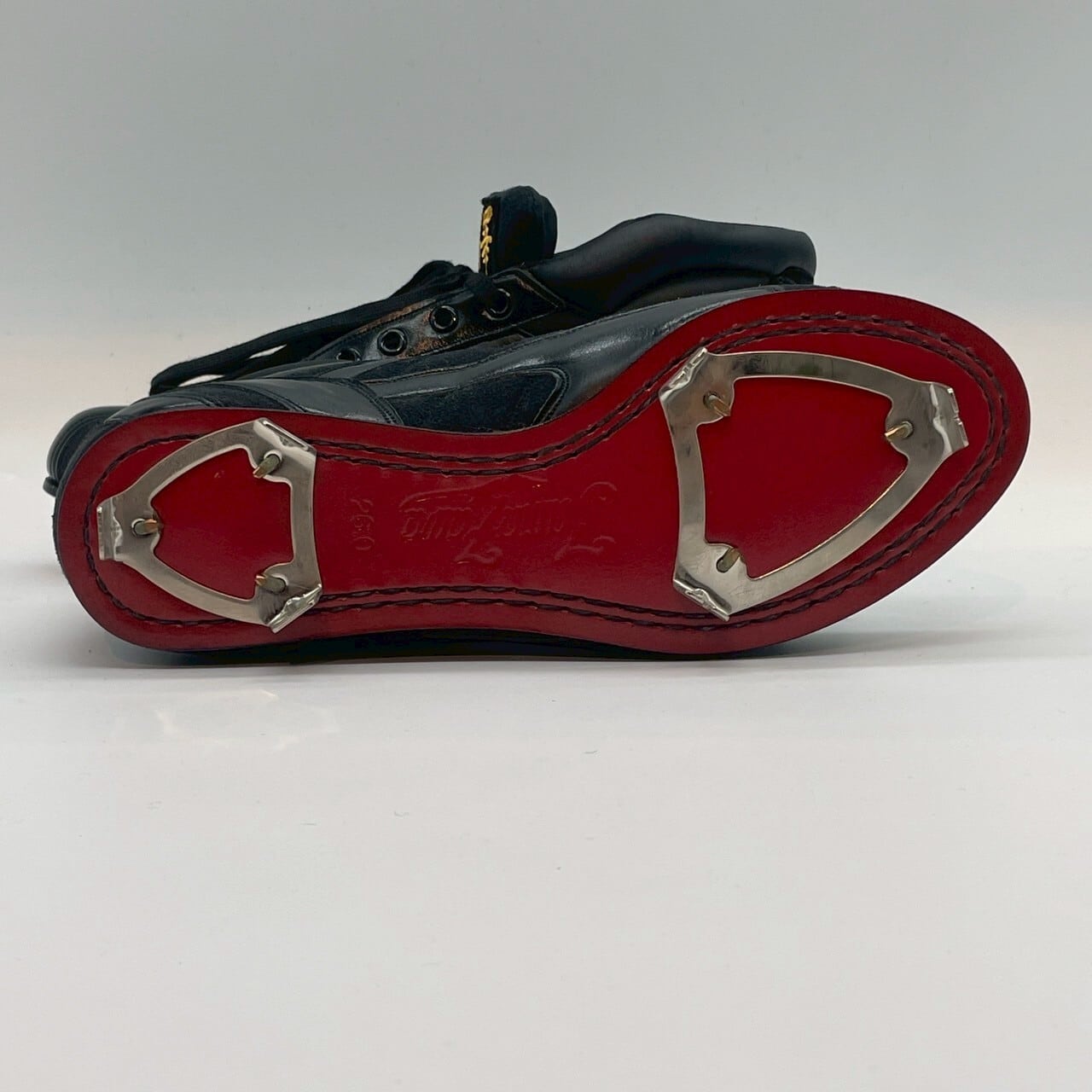 【スパイク】玉澤 TKE-HFS3 ブラック アッパー:カンガルー×ヌバック ソール:牛革+三角金具|タマザワ_05