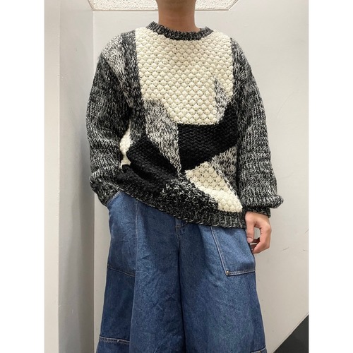 90's CITY STREETS デザイン アクリルニット