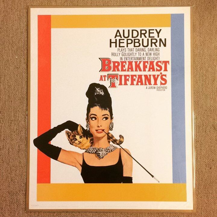 ポスター「オードリー・ヘプバーン　ティファニーで朝食を」 - 画像1