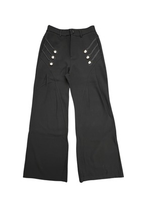 【ALUDE SELECT 】Multi button pleated slacks