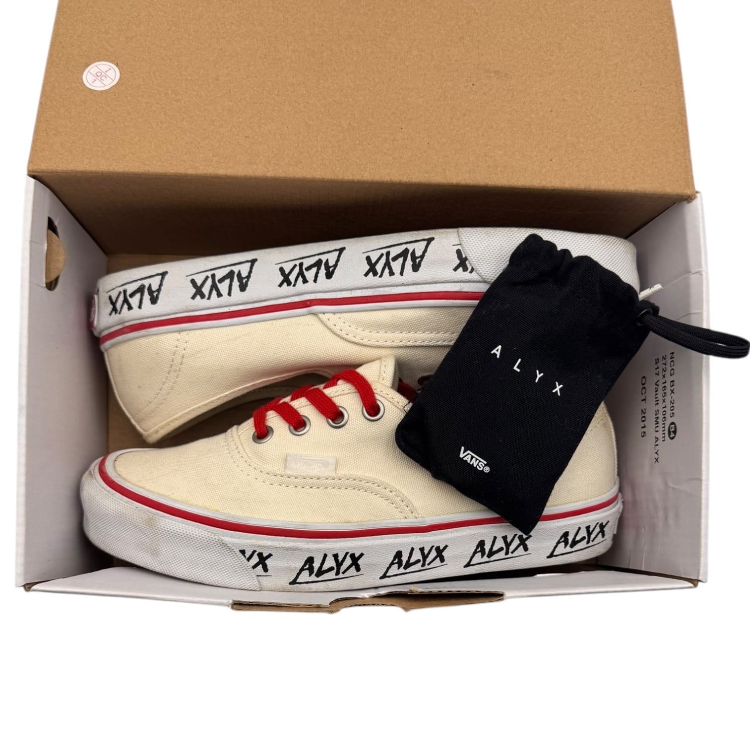 VANS】ヴァンズ Authentic LX ALYX バンズ アリクス 23.0cm