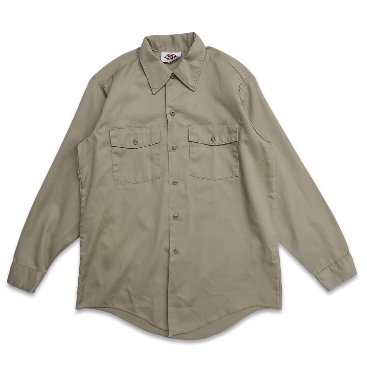 古着 90年代 USA製 ディッキーズ Dickies ワークシャツ 長袖 古着 90年代 USA製 ディッキーズ Dickies ワークシャツ 長袖