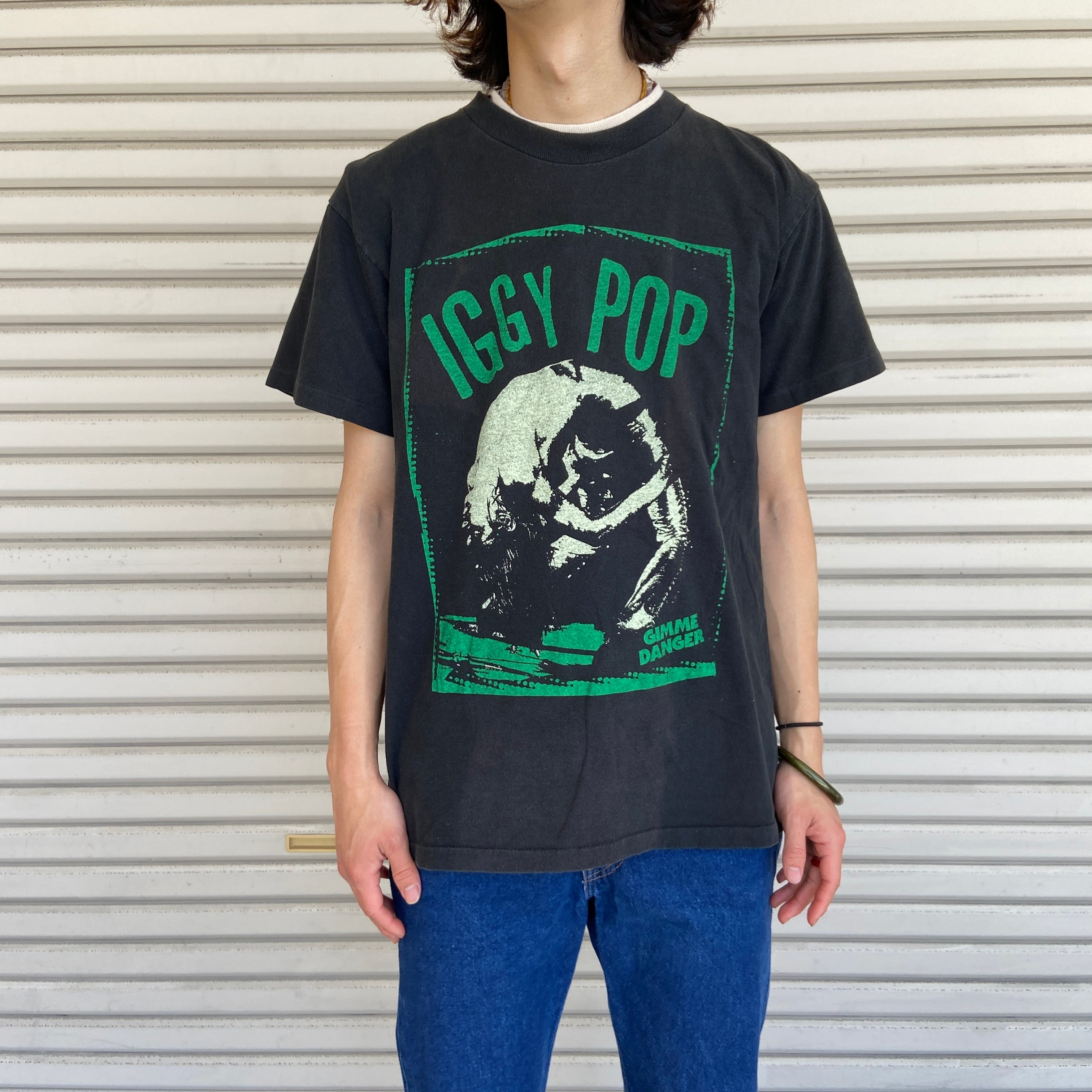 90s iggy pop ロングスリーブTシャツ イギーポップ バンドTシャツ-