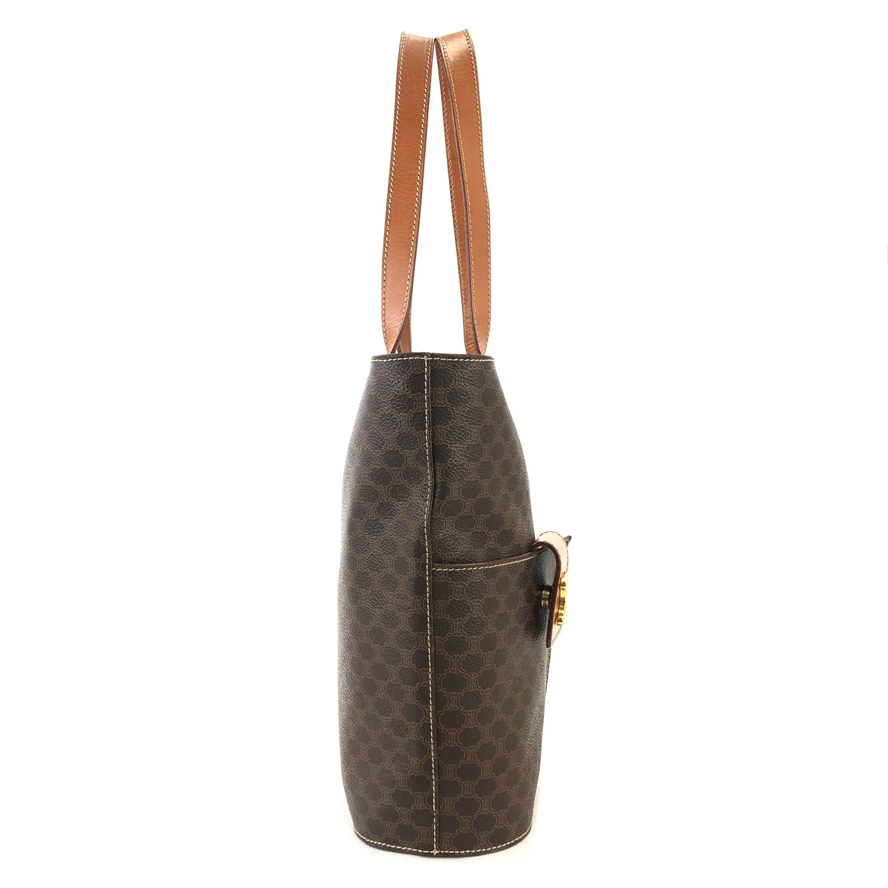 オールドセリーヌ CELINE セリーヌ マカダム ブラゾン型押し クロスボディ ショルダー