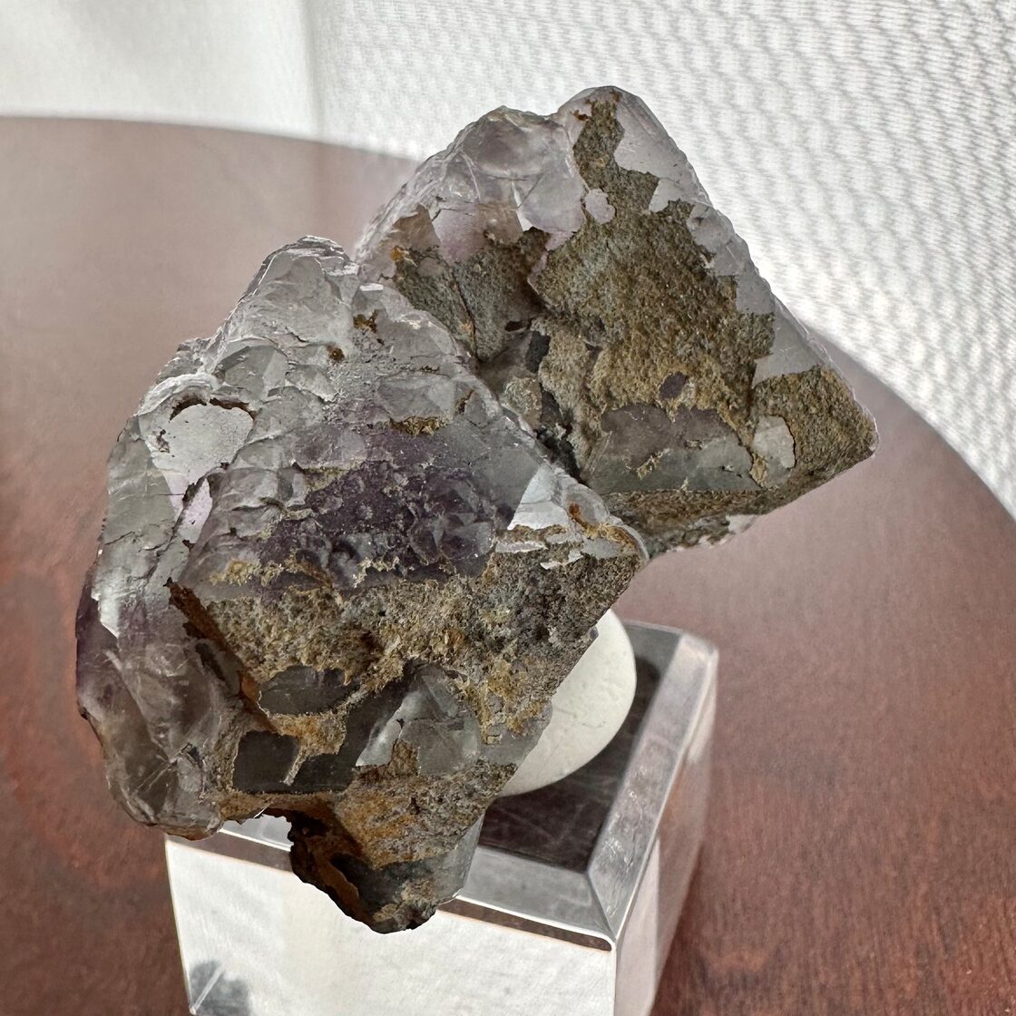 フローライト / パイライト / クォーツ【Fluorite with Pyrite 