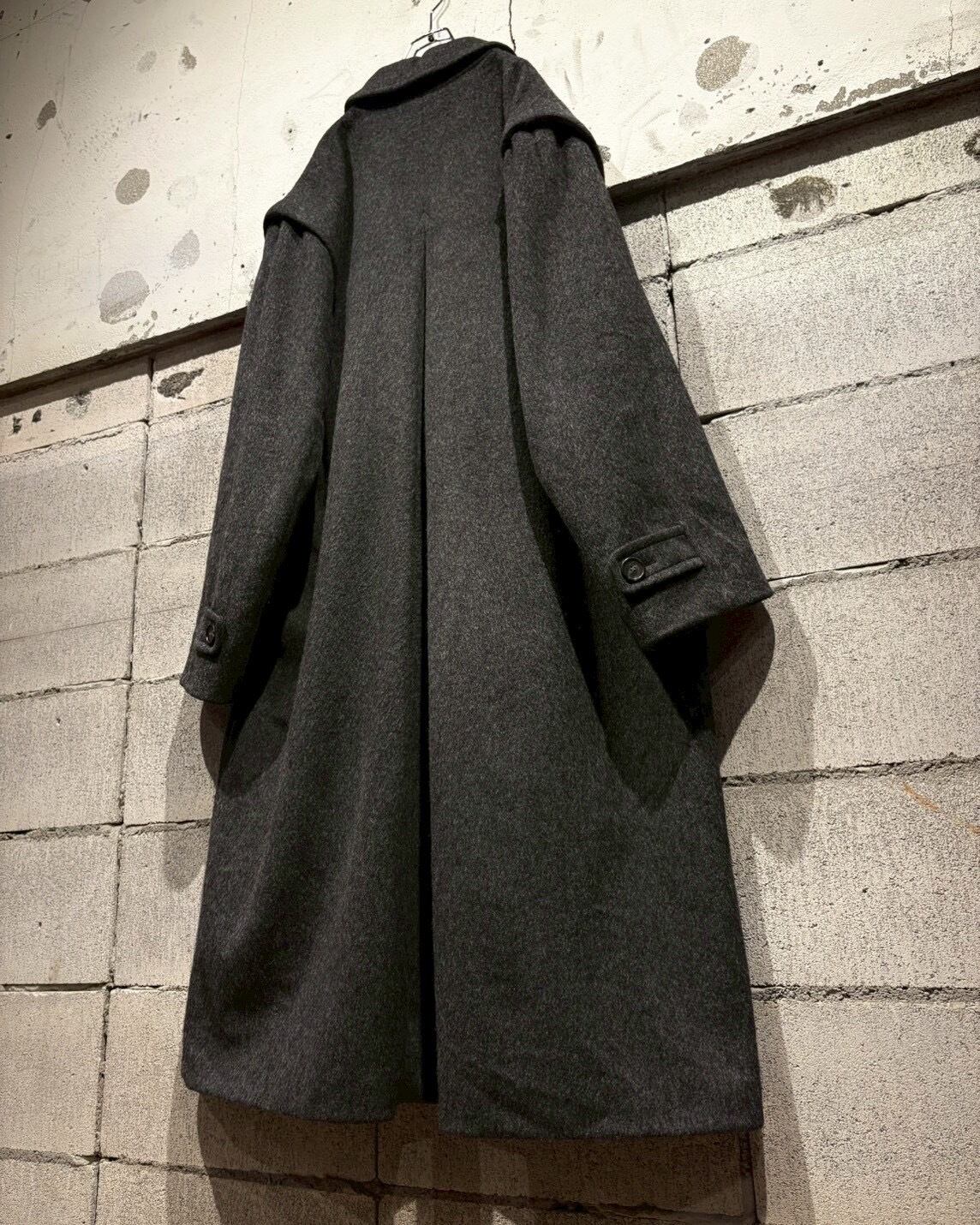 HUGO BOSS ローデンコート アルパカ Caka otto】“BOSS HUGO BOSS” Loden Detail Loose Coat | Caka(カカ