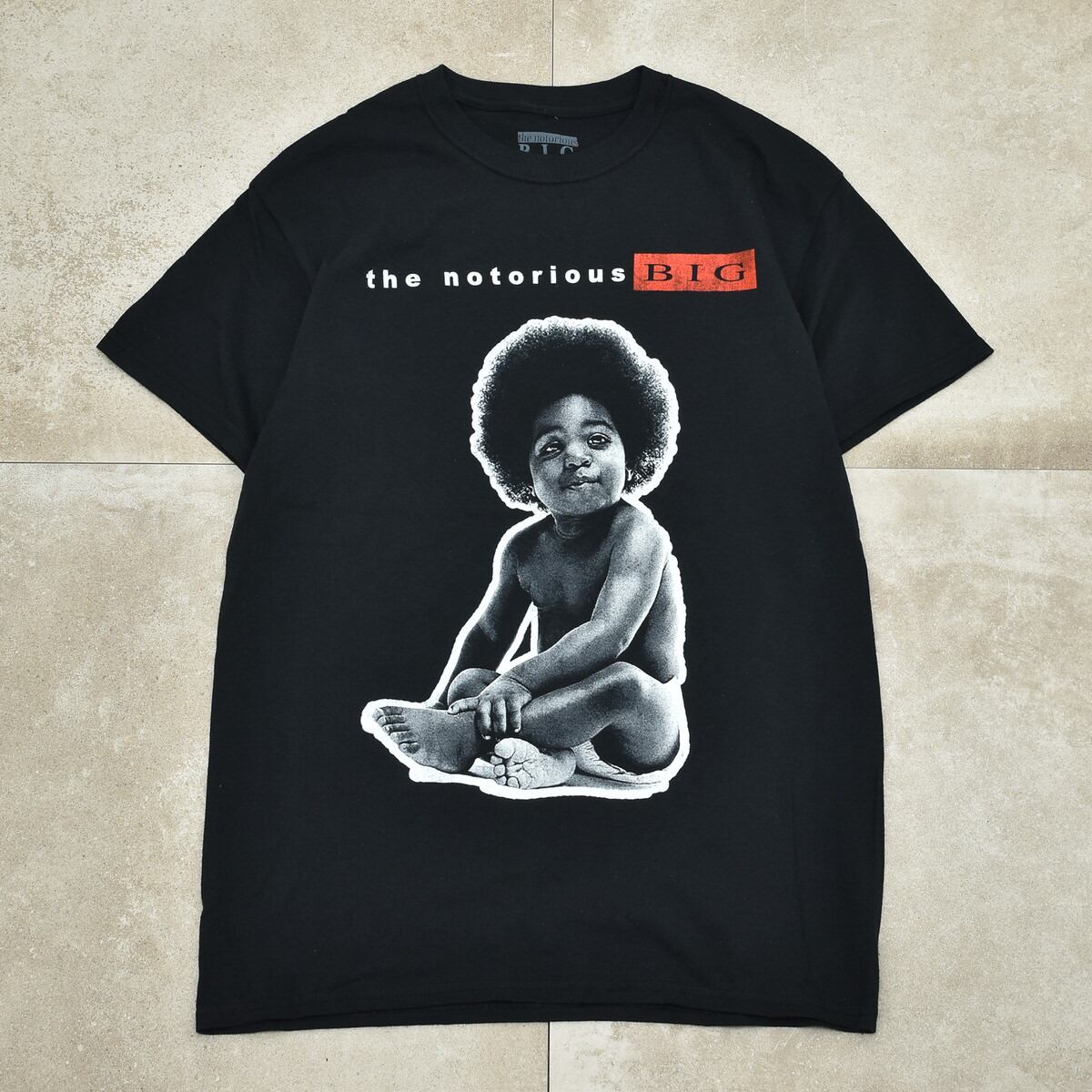 Brooklyn Mint The notorious BIG Ready To Die baay print T-shirt ...