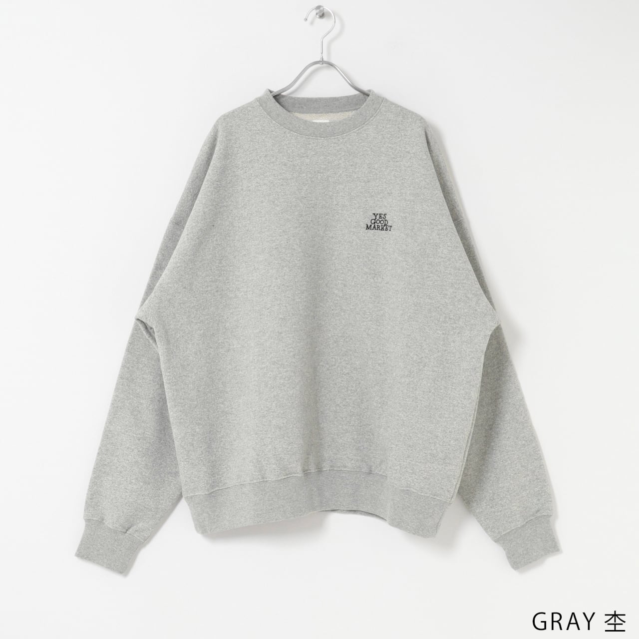YGM×eYe_C Tスウェットグレー　YesGoodMarket サイズXXL YGM×eYe C SWEAT | Yes Good Market ONLINE