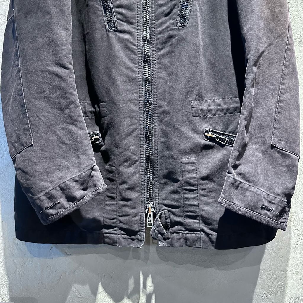 初期　マルジェラ　04aw モールスキン　ジャケット　パンツ　46 セットアップ Martin Margiela マルタンマルジェラ 04AW Zipped Fatigue Jacket