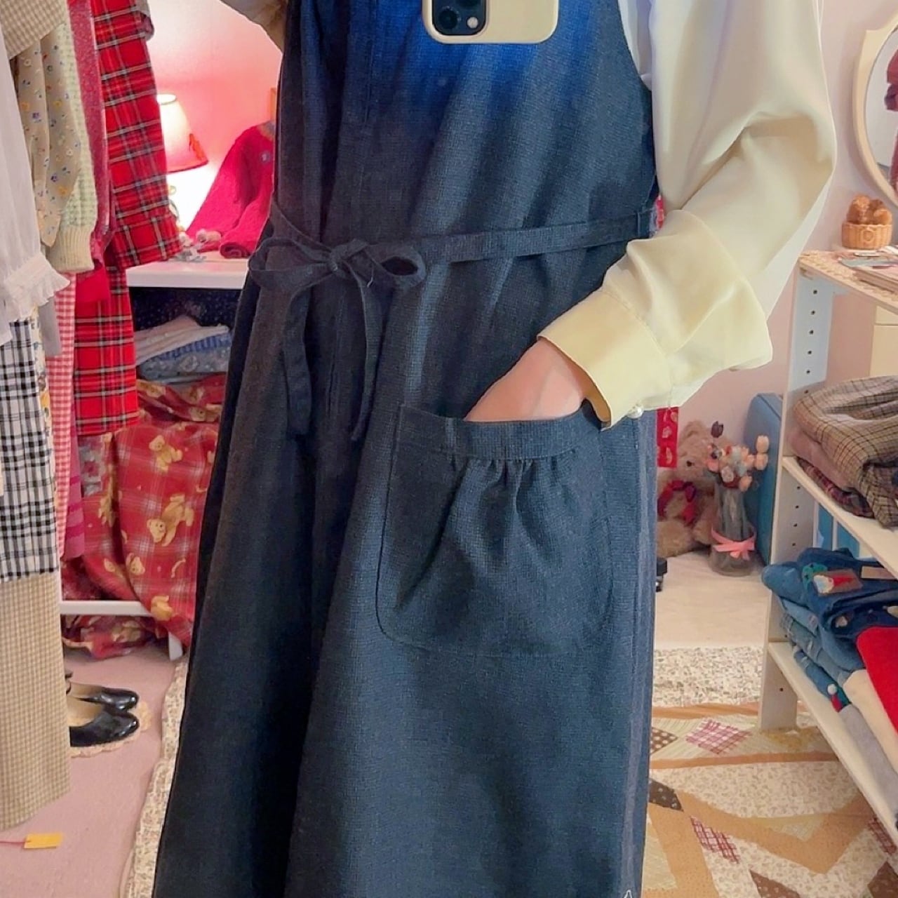 house trail jumper skirt