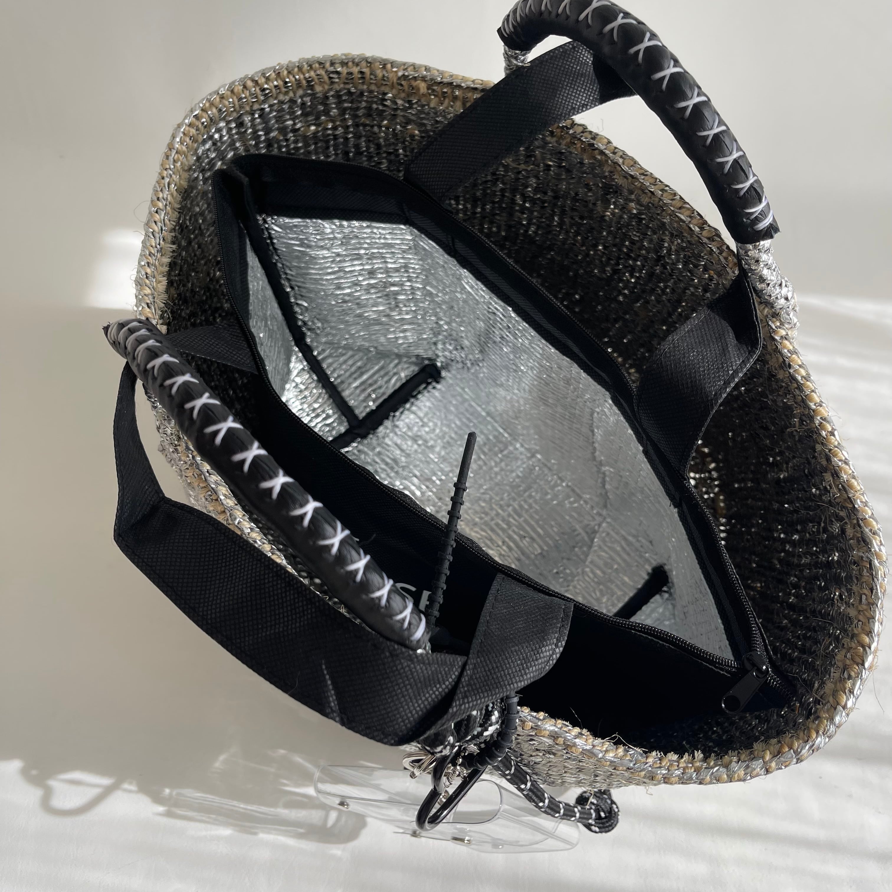 Kago-Bag / ML / SILVER / ロゴチャーム＆保冷温エコバッグ付き