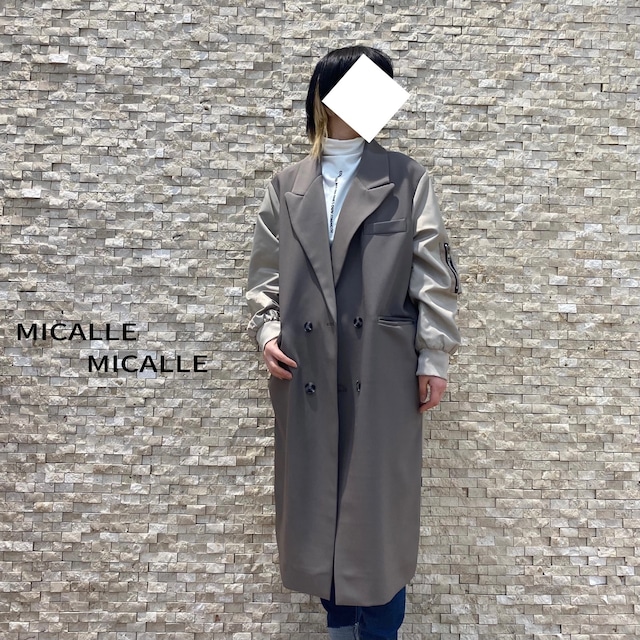 【MICALLE MICALLE】ミリタリードッキングテーラーコート（MMI141CBD）