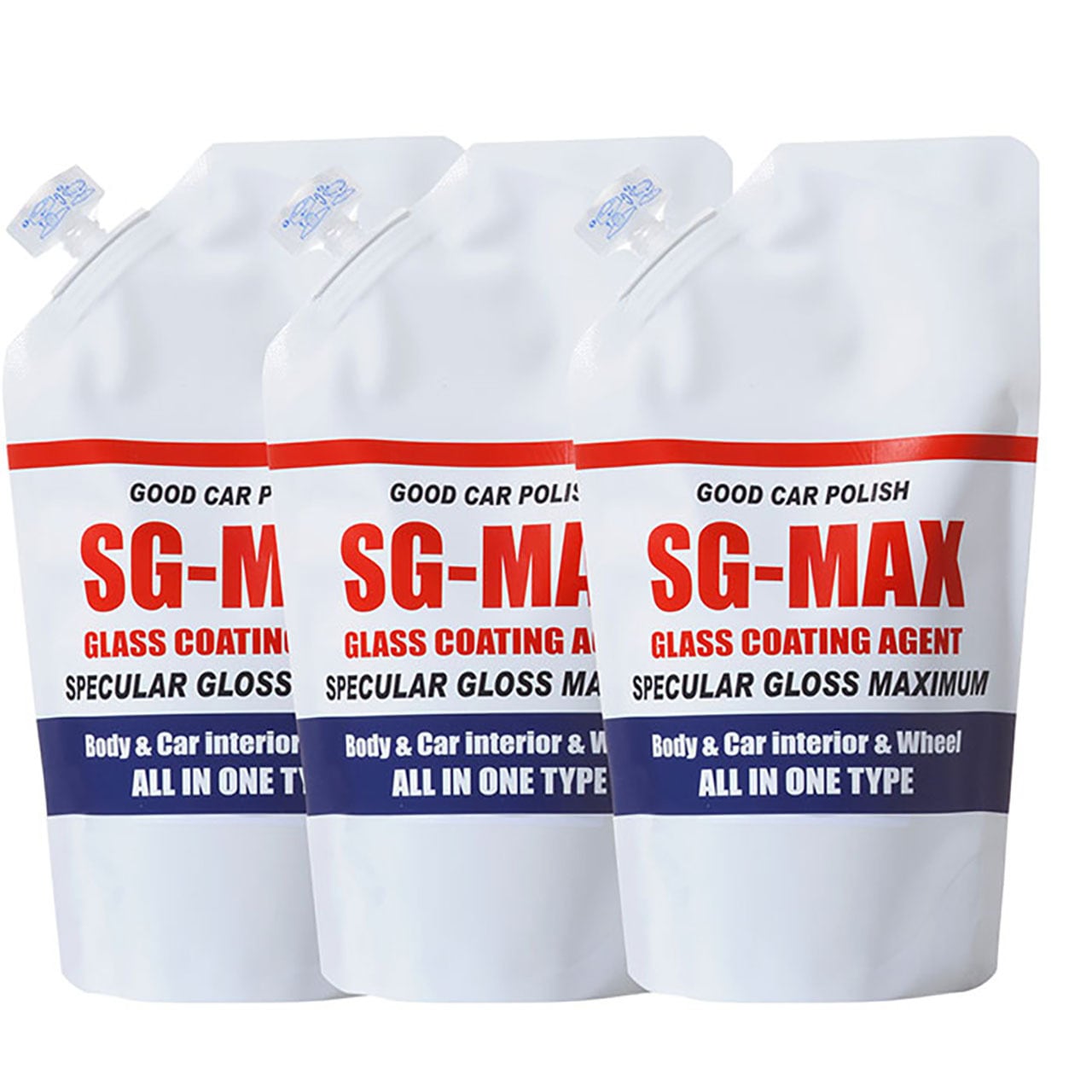 ガラスコーティング剤 SG-MAX 詰め替え用 3本セット 容量UP 合計