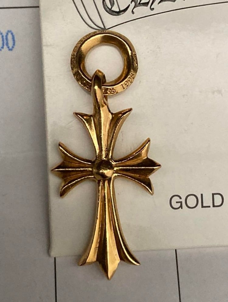 CHROME HEARTS クロムハーツ 22K タイニー CHクロス チャーム CHROME HEARTS クロムハーツ 22K タイニー CHクロス チャーム
