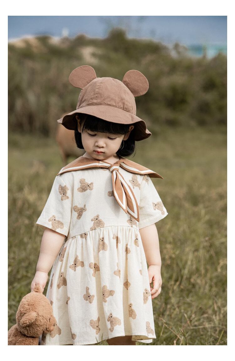 くまさんセーラーワンピース キッズ Moonrabbits