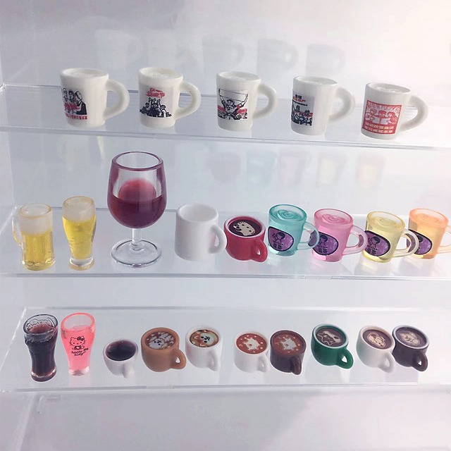 アクリル赤ワイングラス 模擬樹脂アクセサリー