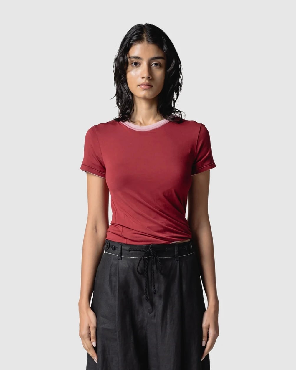 muller of yoshiokubo / REVERSIBLE TWIST TOP | LA VILLA ROUGE