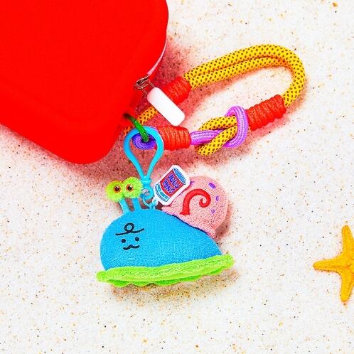 【KAKAO FRIENDS】スポンジボブ コラボ ぬいぐるみ チュンシギ KAKAO FRIENDS】スポンジボブ コラボ ぬいぐるみキーホルダー 3