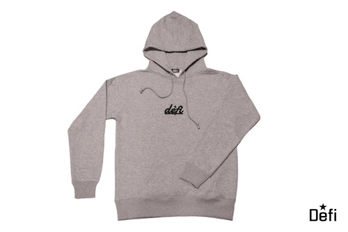 3D logo hoodie gray