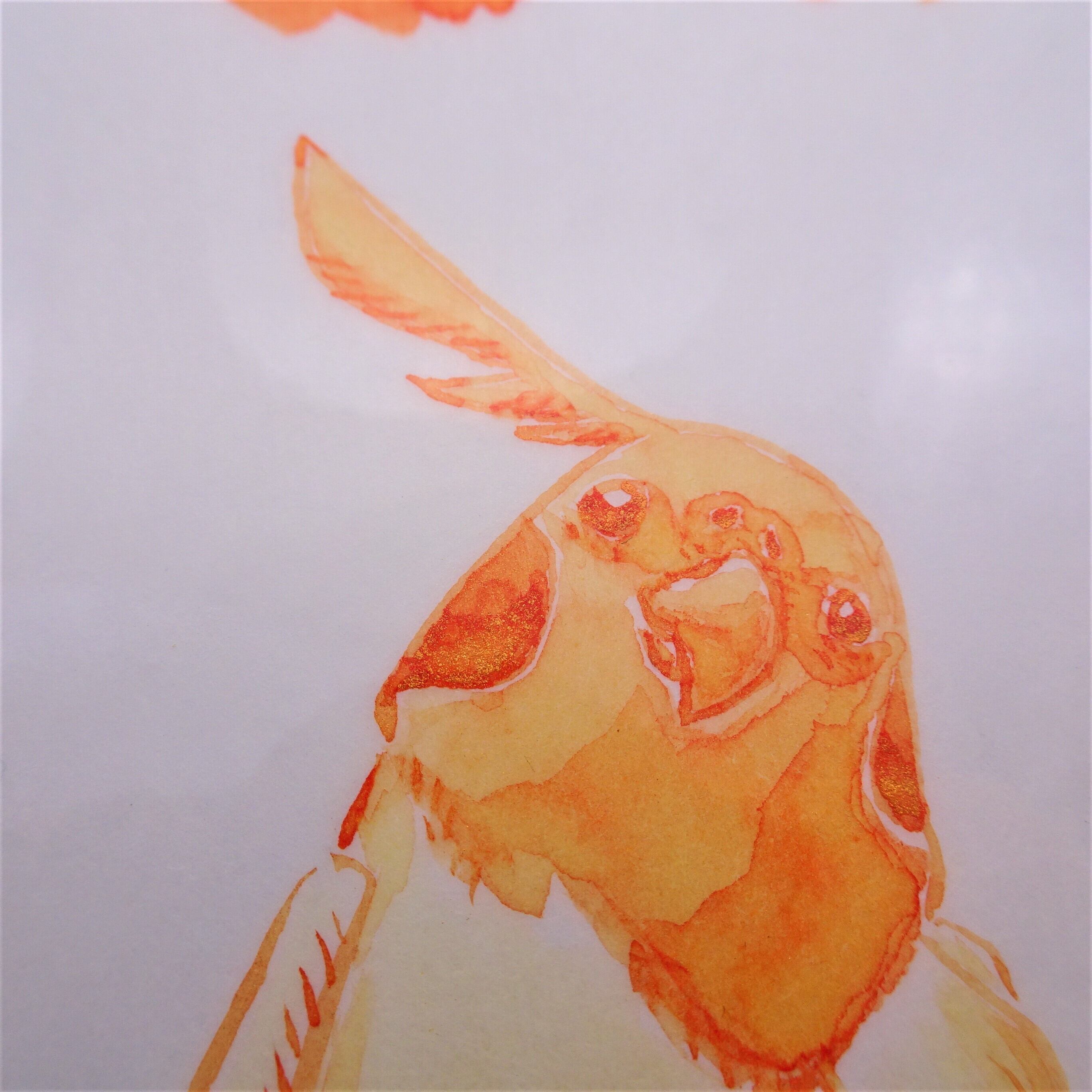 楔インク 楔オレンジ01 | 工房 楔（せつ）