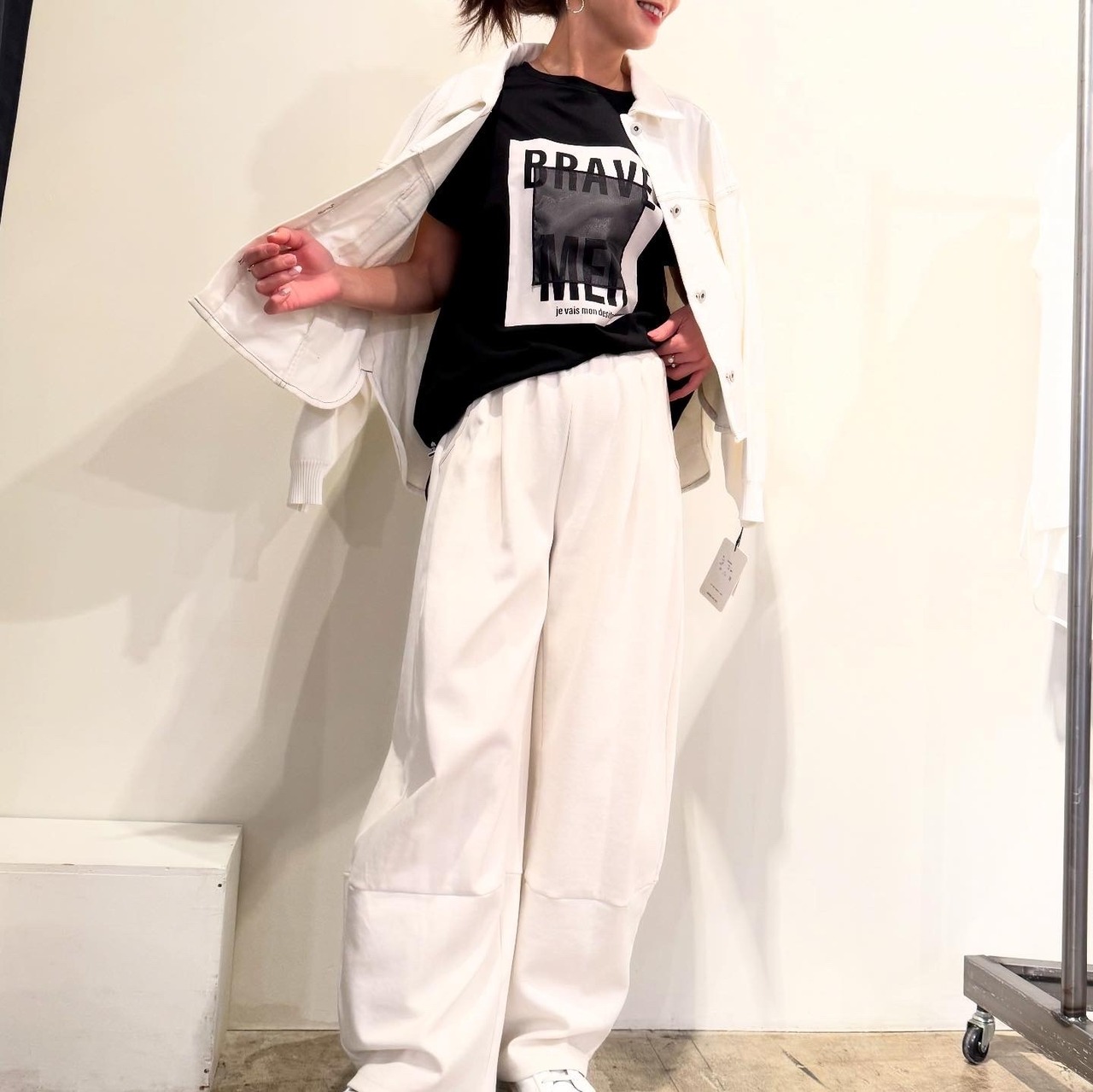 ルギバ lugiva tokyo  袖ニットデニムジャケット　　