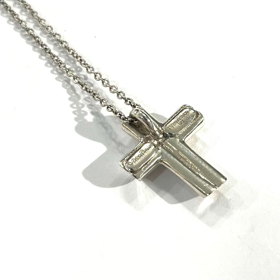 TIFFANY&CO.】2605 テンダネスハート クロスネックレス SV925 41cm