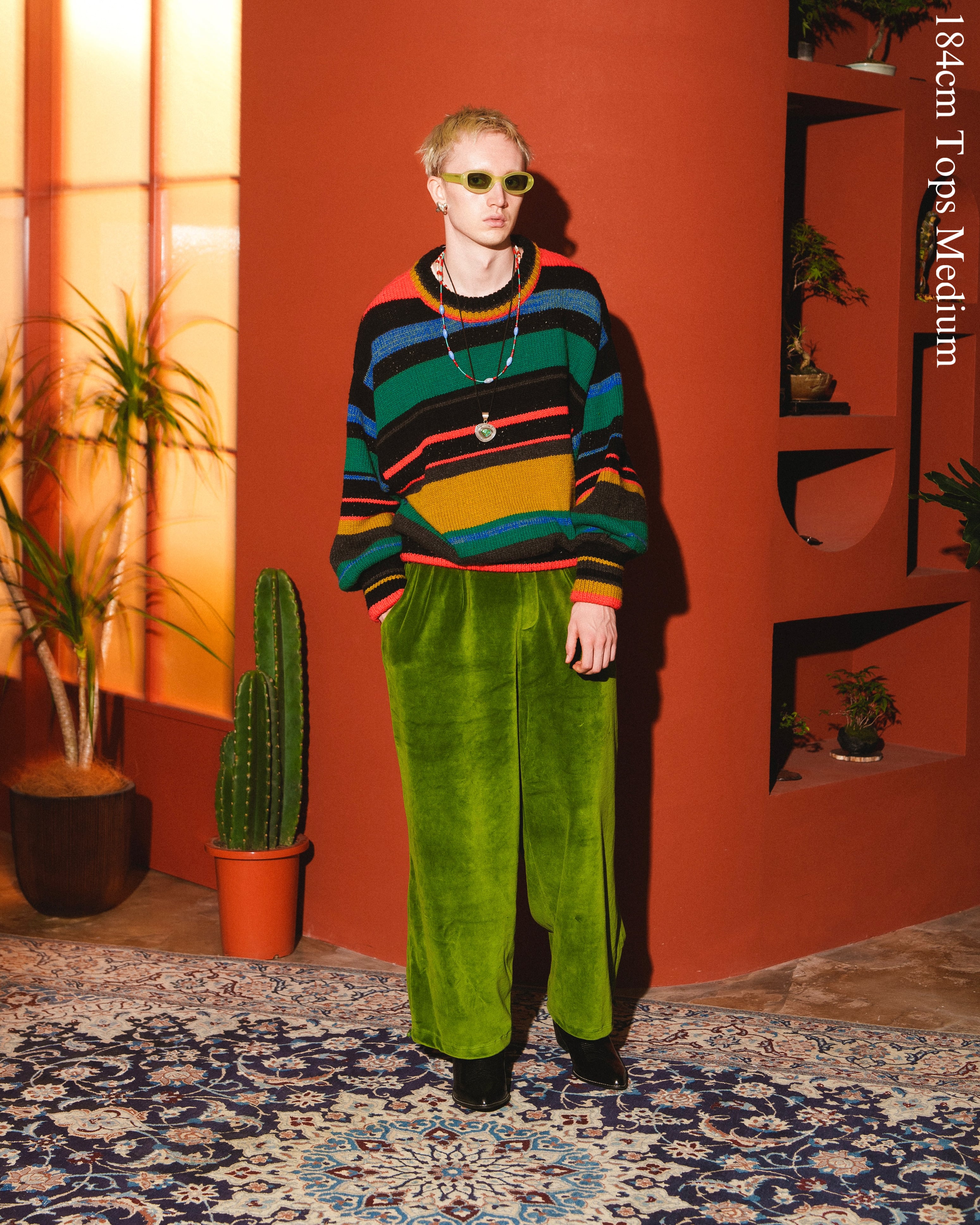 Rainbow Wool Sweater / レインボーウールセーター | AMBERGLEAM