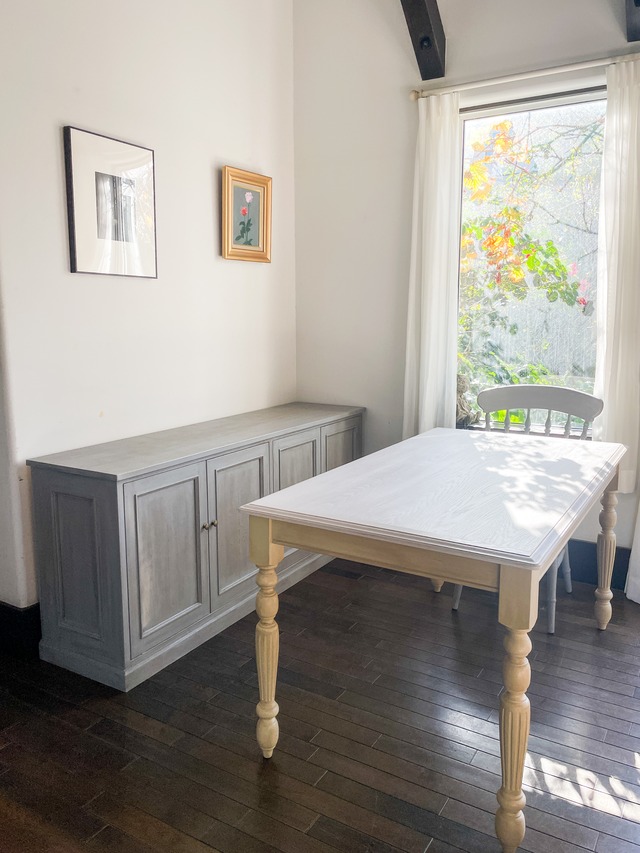 フランスアンティーク調ウッドキャビネット (アンティークブラウン・店舗什器)W1800 輸入住宅向け家具