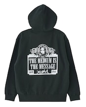 【X-girl】 VINTAGE LABEL FACE LOGO ZIP UP SWEAT HOODIE【エックスガール】
