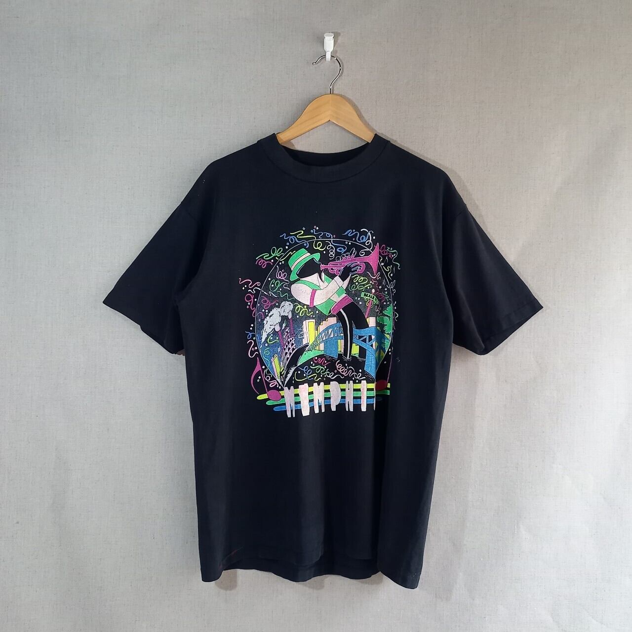 80s～ メンフィス Tシャツ XLサイズ アメリカ製 BELTONボディー | hedonist store