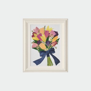 ブレッシング L アンティーククリーム　『受注商品・押し花』【送料無料】